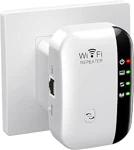 WiFi Extender Signal Booster, Covers Up to 3000sq.ft and 35 Devices, WiFi Range Extender, WiFi boosters for The House,with Ethernet Port, Easy Setup,Router Extender for Wireless Internet