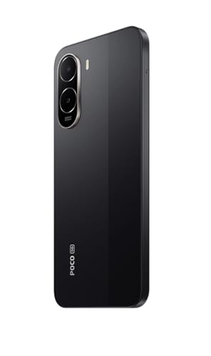 Image of POCO C85x 5G Smartphone, Elite Black, 6.9 Inch Display, 32MP Dual AI Camera, 6300mAh Battery, 64GB Storage, 4GB RAM, Android 16