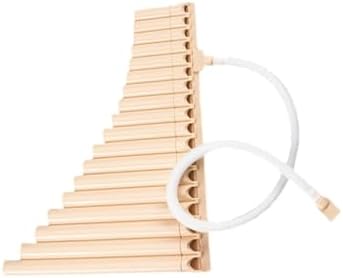 Flûte De Pan En Bambou Naturel 15 Tuyaux En Sol - Instrument Traditionnel Facile à Apprendre