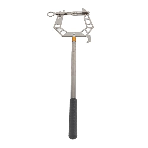 Sorandy U Type Telescopic Boat Threader Dock Hook Mooring Hook Multifunctional Ship Docking Equipment Tool for Home and Outdoor Easy to Use Boat Hook