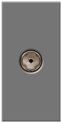 BG EMNSTVG-01 Single Co-Axial (Female) Grey