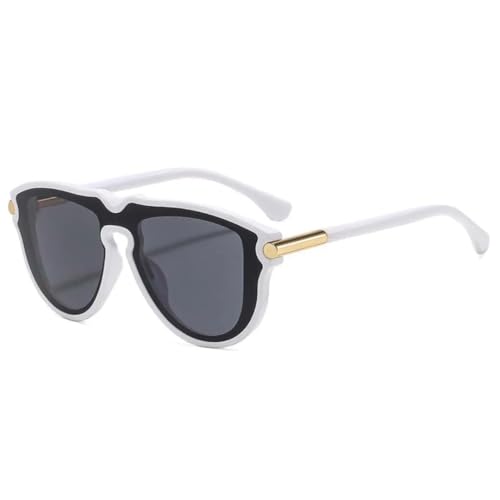 Lunettes de soleil vintage UV400 style punk luxe et populaire