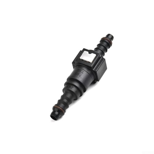 Juego de conectores de liberación rápida para línea de combustible, 7,89 mm ID6, acoplador de manguera de nailon recto para tuberías de combustible de goma de 6 mm de nailon y 8 mm de -40 °C a 115 °C