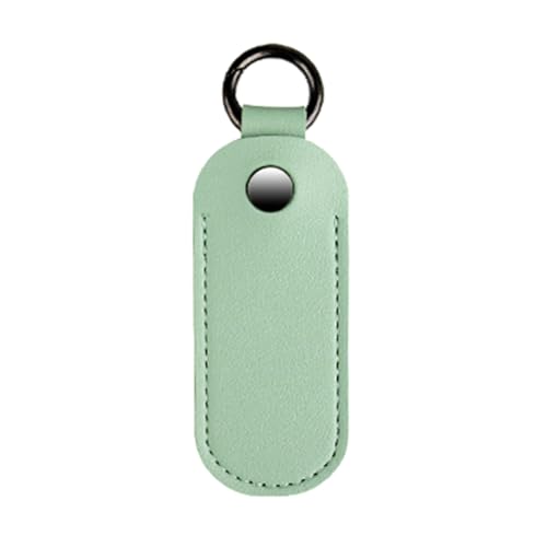 AOOOWER Funda de piel de microfibra para USB Stick Protector con llavero