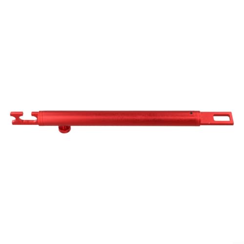 Soporte telescópico ajustable para reparación de puerta plegable, aleación de aluminio resistente rojo miniatura 6
