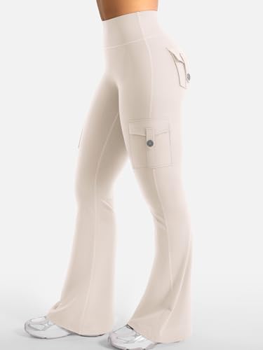 Image of YEOREO CoreFlex Women Workout Flare Leggings