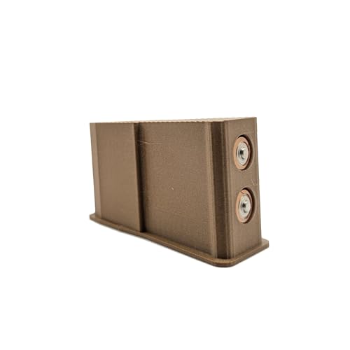 Hammy3DPrints SBA4 Battery Storage Shape Retainer Plug for SB Tactical (Earth Brown, 2 x AAA)