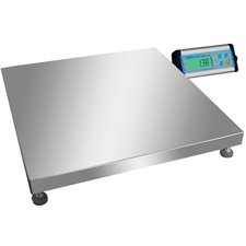 Gran báscula de plataforma acero inoxidable pèse-colis o báscula industrial de 50 x 50 cm – Capacidad 150 kg x 50 G