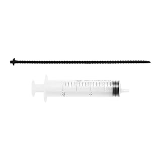 Asta vibrante liscia opzionale in 3 misure con siringa, speciale allungamento maschile per una minzione facile, set di allenamento speciale per uomini -D23IT (S)