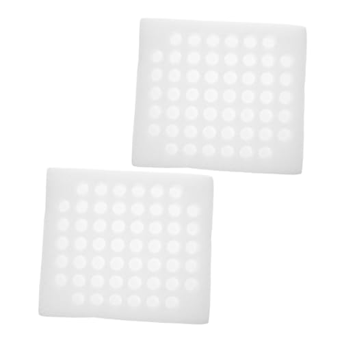 UTHCLO 2 piezas Bandeja Protectora de Espuma para Huevos de Codorniz Resistente y Ligera con Diseño Estable y Cierre Seguro para Transporte y Almacenamiento Cocina Pack de Unidades