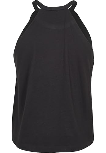 Urban Classics Ladies Neckholder Tanktop Donna Top Collo Nero Xxl 50% Cotone, 50% Viscosa Largo - 4