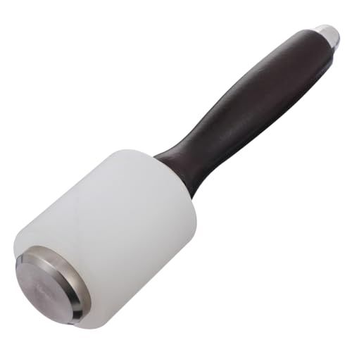 POPETPOP 1 Pieza Martillo para tallar cuero laboral Elaboración herramienta martillo de nylon para cuero martillo de grabado de cuero hecho a mano martillo de impresión Madera Brown