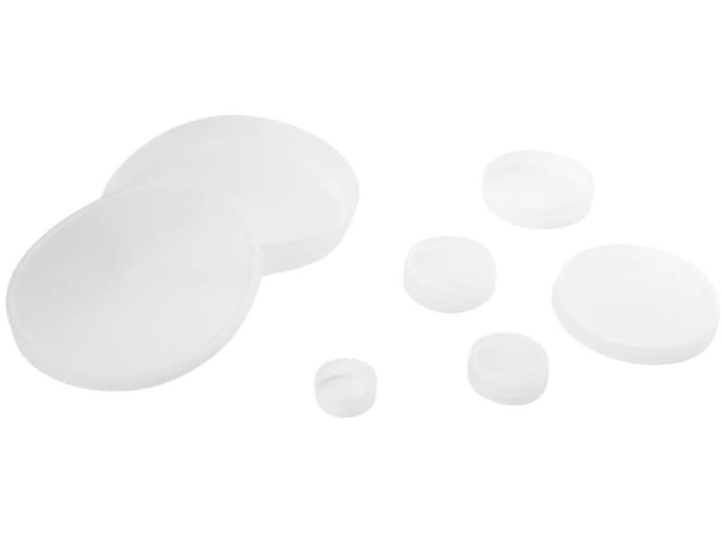 Image of Caplugs SF-28 SF Series - Plastic Cap for Split-Flange Connections, 40 Pack, Translucent LD-PE, Ferrule Size 2 inch Protective Closures, Dust and Debris Seals, Corrosion Prevention (99391322)