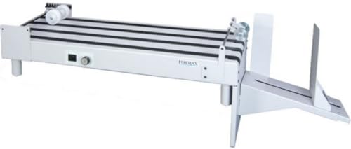 Formax FD 282-30 Drop Stacking 3-Foot Conveyor for use with FD 262 Single-Head Tabber, Offers Adjustable Speed from 0-124 fpm