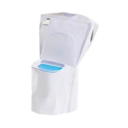 Déguisement de toilettes coloré pour enfants, costume Halloween et fête à thème