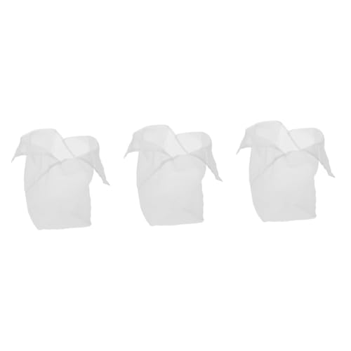 Pretyzoom 3 Piezas Bolsa De Arroz Vapor Bolsa De Vapor De Arroz Para Estufa Bolsa De Vapor De Arroz De Tamaño Ajustable Almohadillas Humeantes Forro De Vapor De Cocina Gasa