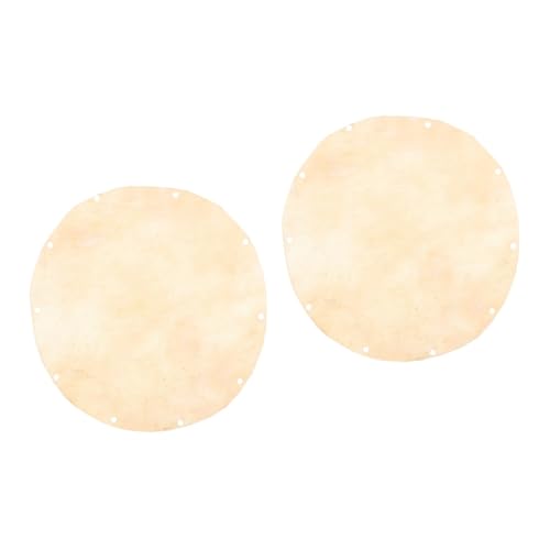 Peau de chèvre pour tambours africains lot de 2 pièces de rechange Abaodam