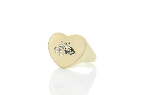 Bague chevalière en or gravée coccinelle, le cadeau mémorable pour marquer un moment unique