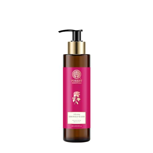 Image of Forest Essentials Shower Wash Indian Rose | Sulphate-Free Ayurvedic Body Wash | Softens, Scents & Hydrates Skin