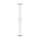 Fossil Women's Interchangeable Ceramic Band for Apple Watch 38/40/41mm, Color: Black (Model: S380013)