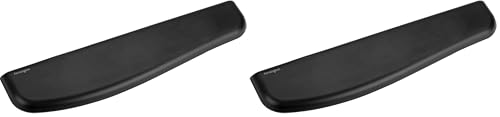 Image of Kensington ErgoSoft Wrist Rest for Standard Keyboards, Black (K52799WW) (Pack of 2)