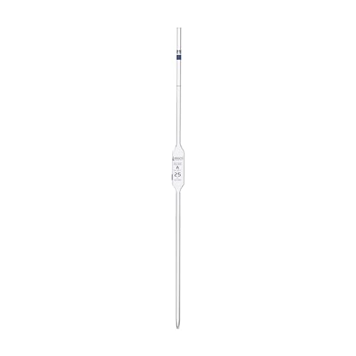 EISCO Volumetric Pipette, 25mL - Class A - Blue Markings - Borosilicate Glass