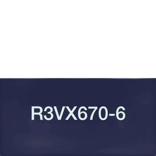 CARLISLE R3VX670-6 Rubber Power-Wedge Cog-Band Banded Belt, 6 Bands, 3/8