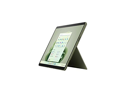 Image of Microsoft Surface Pro 9 (2022), 13 inch 2-in-1 Tablet & Laptop, Thin & Lightweight, Intel 12th Gen i7 Fast Processor for Multi-Tasking, 16GB Ram, 256GB Storage with Windows 11, Forest Microsoft Copilot