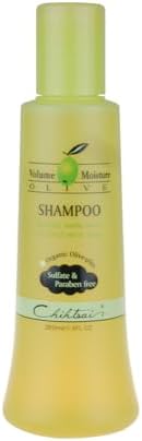 Chihtsai Olive Shampoo, Gentle Cleanse and Locks in Moisture w/PH-balanced Formula | Sulfate-, Paraben-Free for Color-Treated Hair - 280ml/8.3 Fl oz