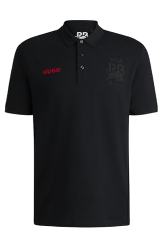 HUGO Men's F1 2024 Racing Bull Team Logo Polo Tshirt