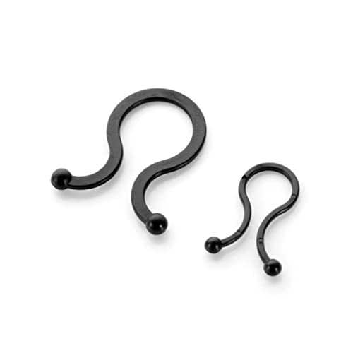 Mikikit Mini Management Black Winders Tie Power Holder Cord Tool Mounts Wired Electrical Wall Charger Drop Wire Earphone Organizer Phone - Cable Plastic Desk Clips 150pcs