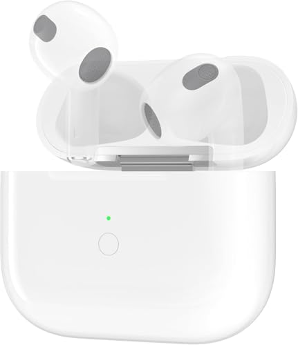 Design compatto e servizio completo: la custodia di ricarica è piccola, facile da trasportare e allo stesso tempo offre una protezione di alta qualità per i vostri AirPods 3. Contenuto della confezione: 1 custodia di ricarica, 1 manuale di istruzioni e servizio clienti 24/7. Siamo sempre a vostra disposizione