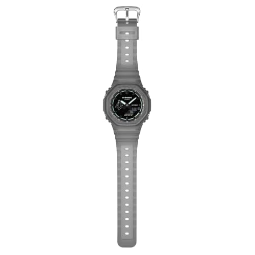 Image of Casio G-Shock Smoke Light Analog-Digital Gray Resin Watch GA2100K-1A