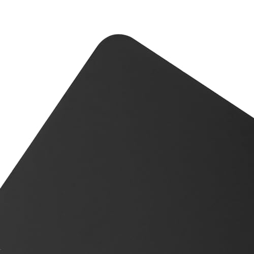 CHUIFAI 150 Stück Alu Visitenkarten Rohlinge, 86x54x0.21mm Aluminium Visitenkarten Rohlinge, Metall Visitenkarten Schwarz Alu Karten die Laserbeschriftung von Visitenkarten