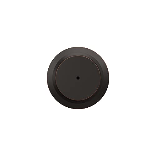 Image of SCHLAGE F40 BWE 716 Bowery Door Knob, Bed & Bath Privacy Lock, Aged Bronze (Pack of 4)