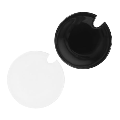 Alipis 2 Piezas Tapa De Cerámica Reemplazo De La Tapa De La Taza Colador Taza De Café Funda Para Taza Antipolvo Platillo Vasos De Café Con Leche Taza Aislada Tapas De Vasos De Bebidas