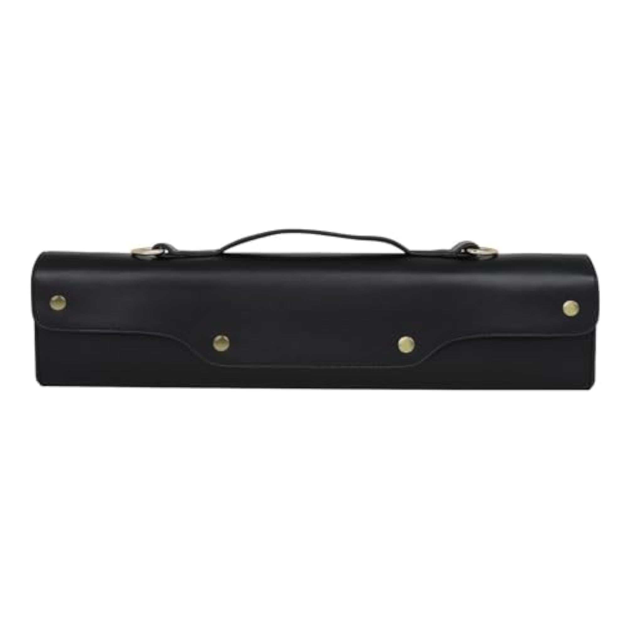 Synthetic Leather Flute Bag with Shoulder Strap