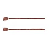 POPETPOP Rückenmassagegerät Holzkratzwerkzeug 2 Stück aus Birnenholz für Frauen und Männer zur Entspannung und Hautpflege