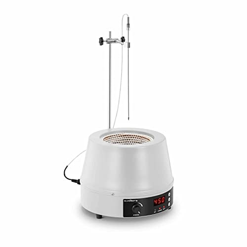 Steinberg Systems Agitateur Magnétique Chauffe-Ballon Laboratoire Enveloppe Chauffante SBS-LHM-1000/DH (1 600 tr/min, Numérique, 450 °C max, Ballons...