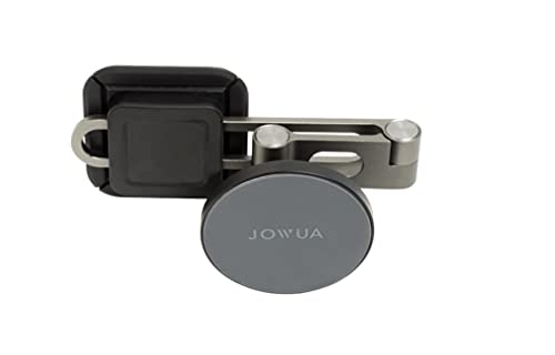 JOWUA Invisible Foldaway Car Mount for MagSafe Design for Tesla Model 3 Model y Phone Holder Smooth Silicone Surface Support iPhone MageSafe Metal Arm