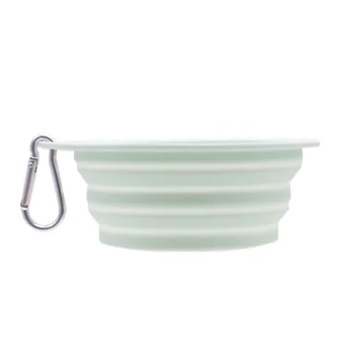 Ferizzia 2 Piezas Bebedero Perro Plegable, 650 ml Bol Plegable Silicona, Cuencos Portátiles para Perros, Cuenco Perro para Mascotas para Gatos, Perros, Senderismo, Camping