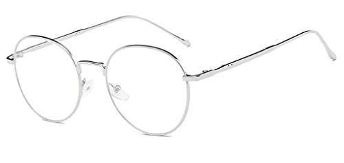 NAVARCH Acessório de moda armação de óculos mulher homem armação de óculos metal dourado, preto, prateado armação de óculos transparentes unissexo sem prescrição