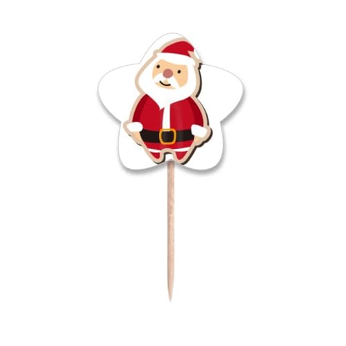 Picks à cupcake Père Noël pour décorer vos buffets et tables de fête