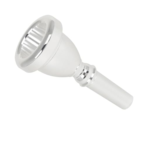 Embouchure de tuba 14mm en laiton argenté pour accessoire de musique étudiant