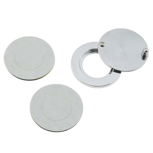 DGZZI 16mm Inside Diameter Zinc Alloy Anti Peep Cat Eye Back Cover Door Mirror End Cap Home Security Privacy Guard with Self Adhesive Installation Tool