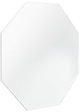 12 Inch Octagon Glass Mirror W/Bevel Edge