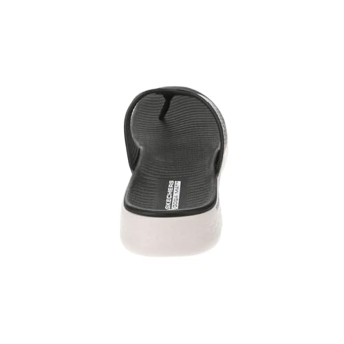 Image of Skechers On The Go Go Walk Flex-Eve Women's Sandal, 6 B(M) US, Black-White