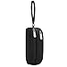 JINSI Travel Cord Organizer Tech Pouch, Electronic Organizer Case, Portable Waterproof Dual Compartment Electronic Accessories Bag for Charger, Cable, Phone, Earphone, Hard Drive, Power Bank, Black