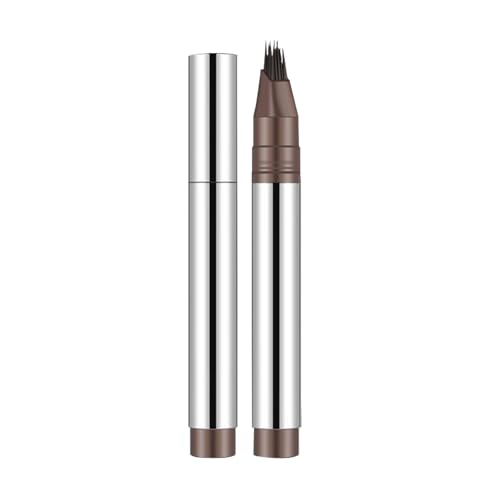 Lápiz de Cejas - Lápiz Multifunción con Puntas Múltiples para Microrelleno | Suministros de Belleza Antimanchas y Larga Duración, Pluma para Cabello Impermeable para Sesiones de Fotos