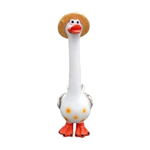 Whtkoph Duck Sculpture Long Neck Goose Ornament Garden Decor Animal